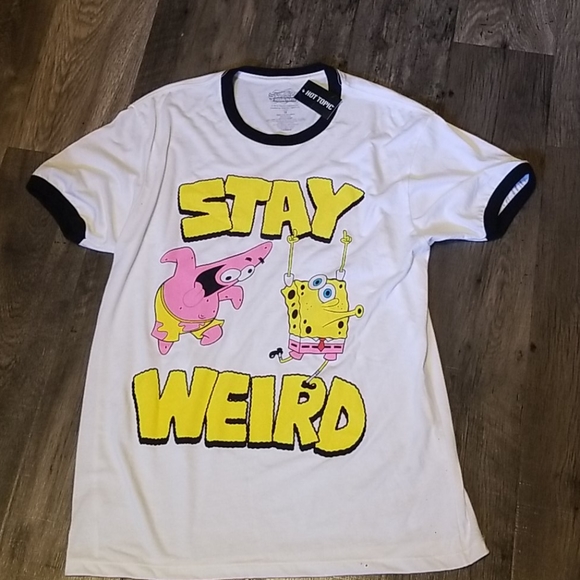 Hot Topic | Shirts | Spongebob Stay 
